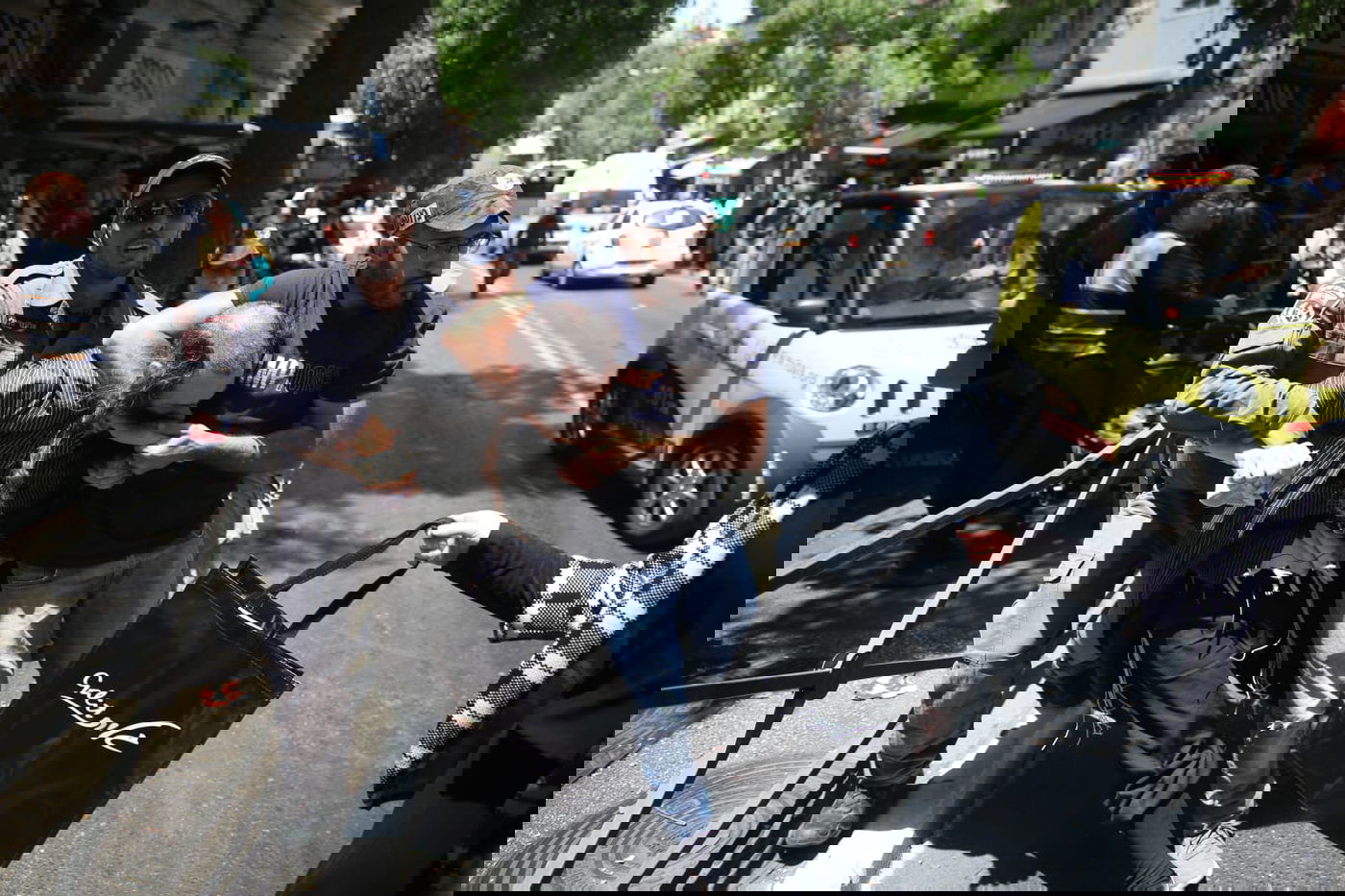 הפגנה אלימה בירושלים בעקבות מעצר הבנות