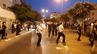 הפגנה בבית שמש; ארבעה מפגינים נעצרו