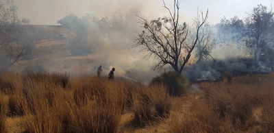 אחרי הפסקת אספקת הדלק: 15 שריפות בעוטף