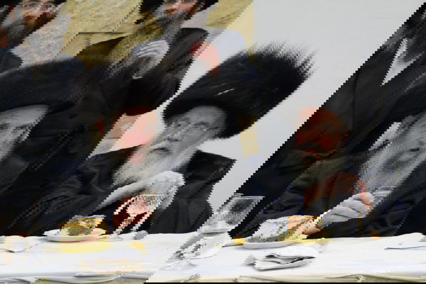 תיעוד: נכדו של נשיא ישיבת טשעבין התחתן