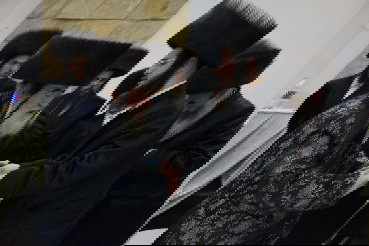 תיעוד: נכדו של נשיא ישיבת טשעבין התחתן