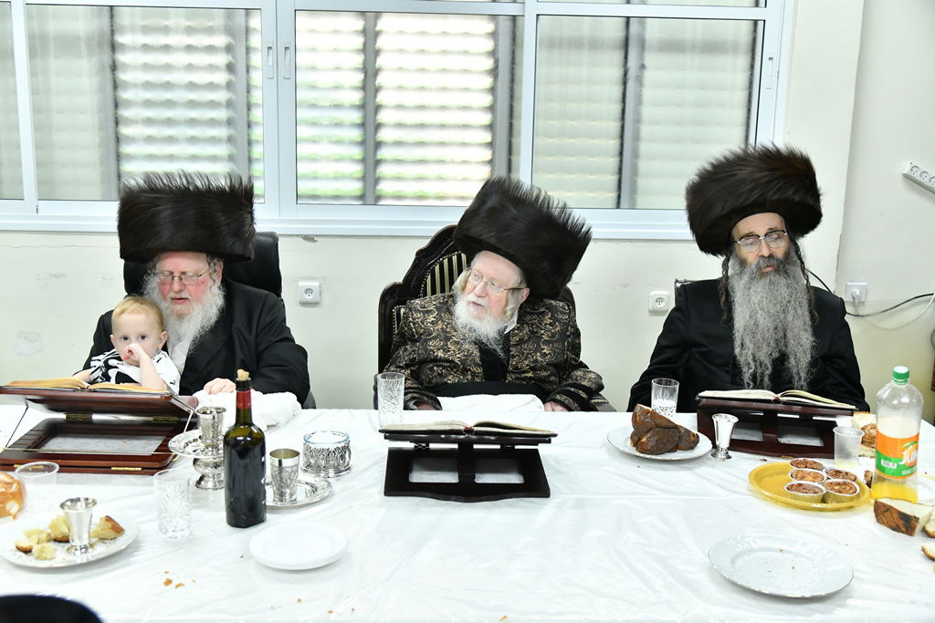 שמחת הברית בחצרות סאסוב-ספינקא-קרעטשניף