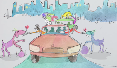 אהרן רזאל בקליפ אנימציה חדש: עם ישראל