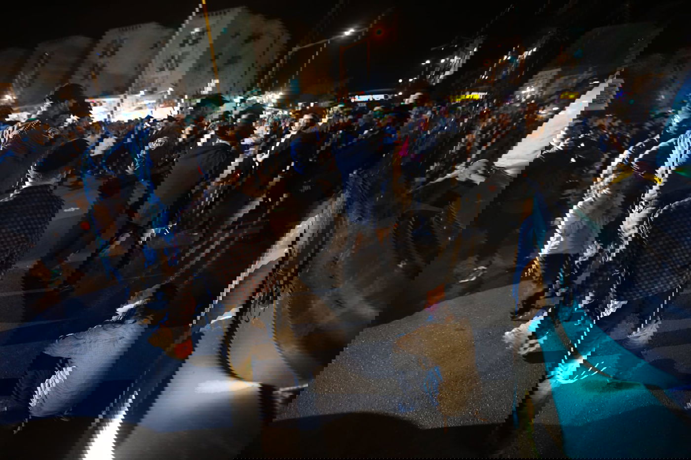 תיעוד: הפגנה סוערת בירושלים במחאה על גיוס בנות