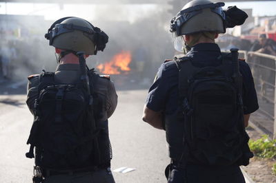 סיכום ההפגנות האלימות: 47 שוטרים נפצעו