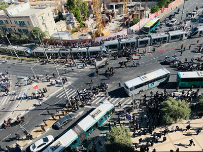 הפגנת 'הפלג' בירושלים