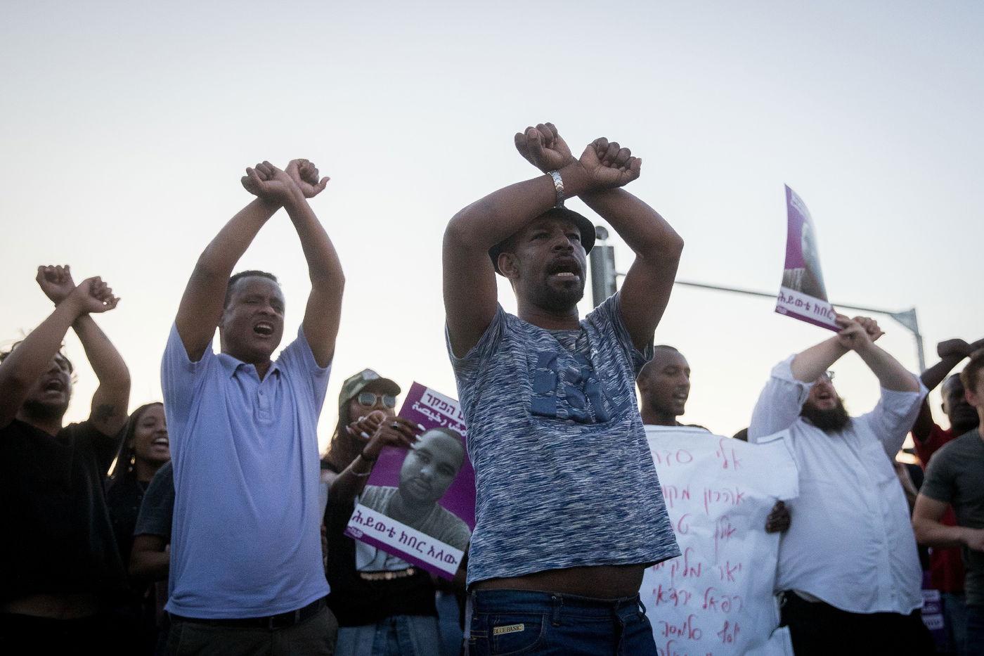 המחאה האלימה של יוצאי אתיופיה - בתמונות • צפו