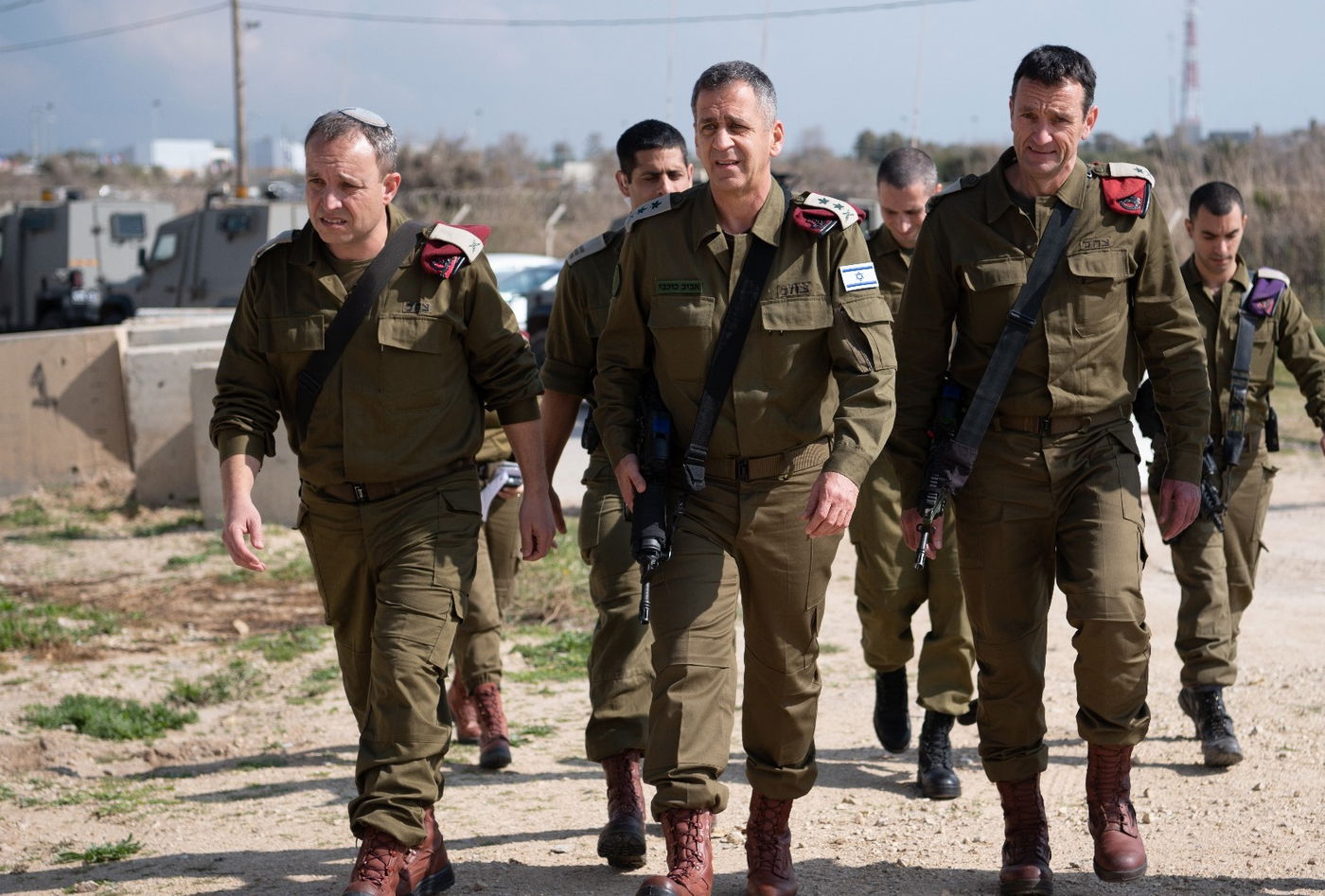 הרמטכ"ל כוכבי בביקור בגבול עזה