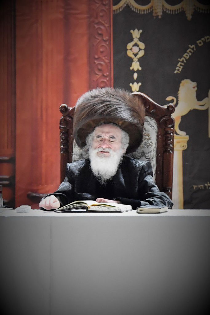 תיעוד: ה'פארשפיל' לנכד האדמו"ר מויז'ניץ