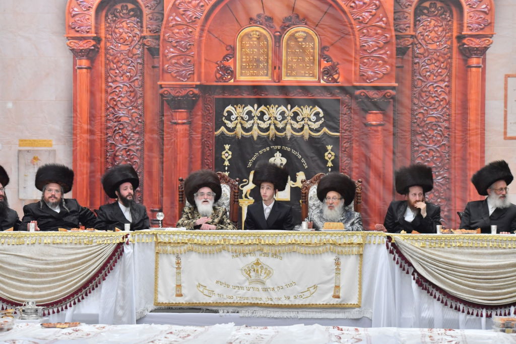 תיעוד: ה'פארשפיל' לנכד האדמו"ר מויז'ניץ