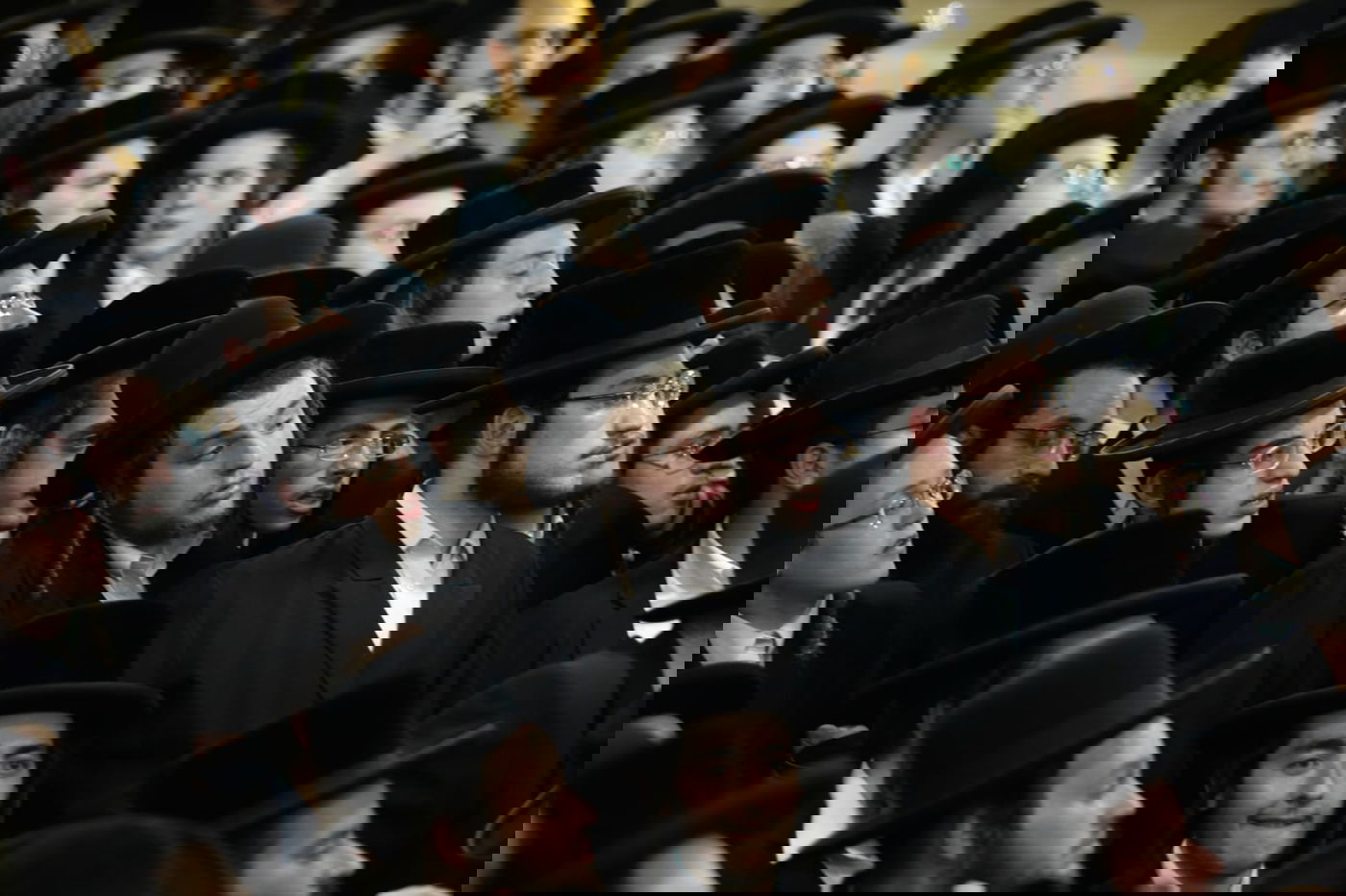 מאות בקבלת פנים לאדמו"ר מצאנז גריבוב