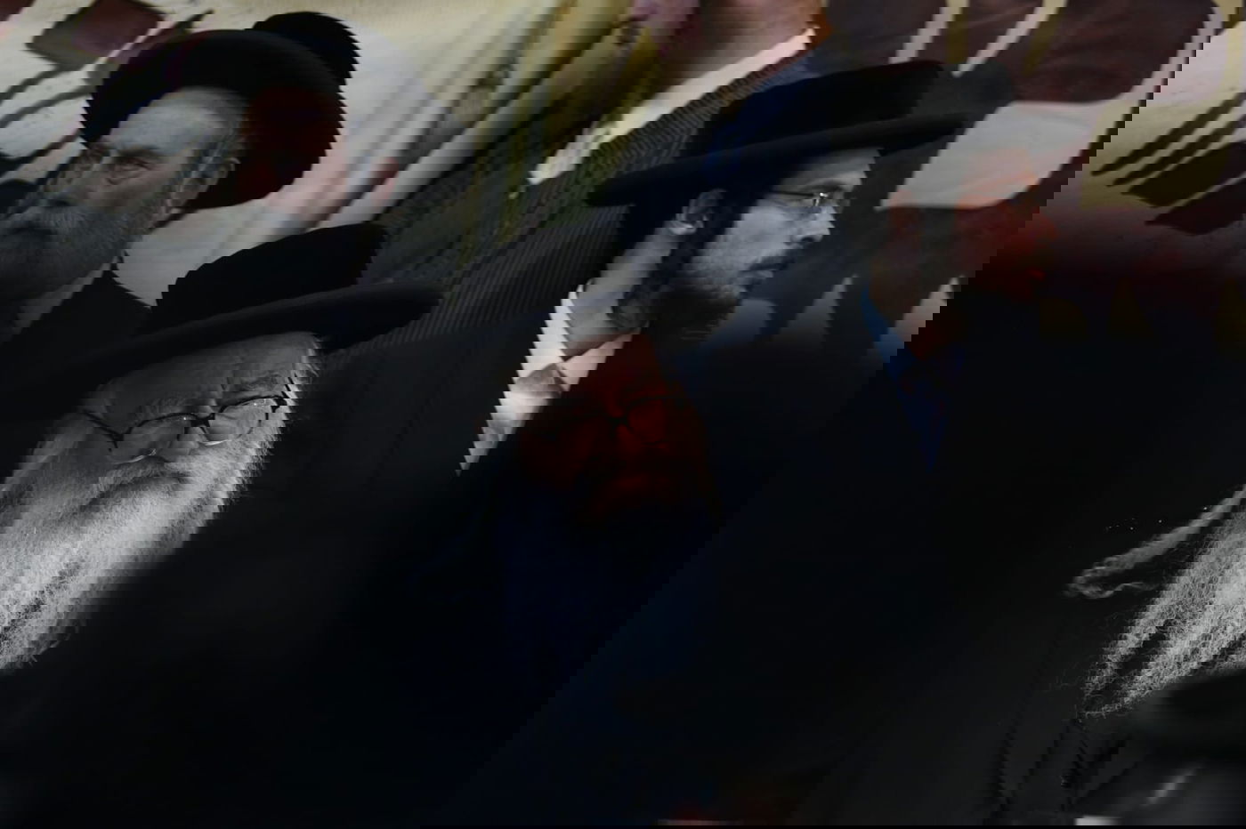 מאות בקבלת פנים לאדמו"ר מצאנז גריבוב