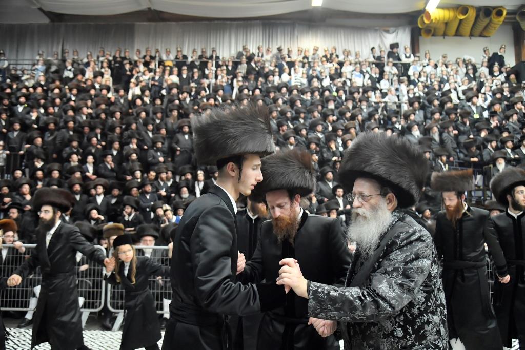 גלריה מסכמת: חתונת נכד האדמו"ר מויז'ניץ