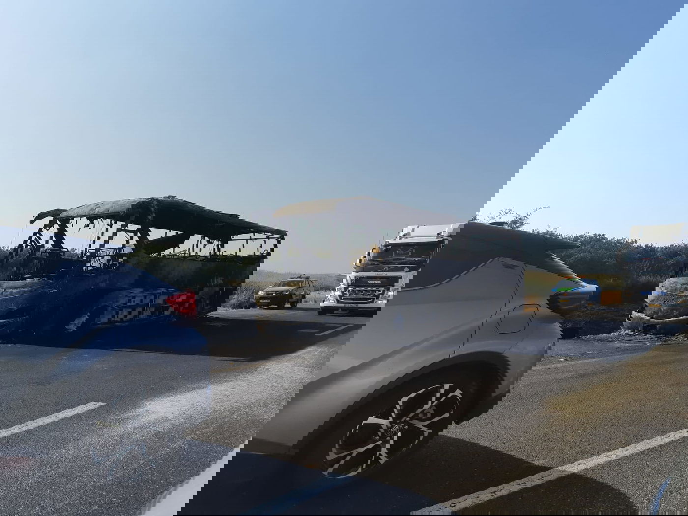 מדהים: כך נראה פקק בכביש 6 - מהאוויר