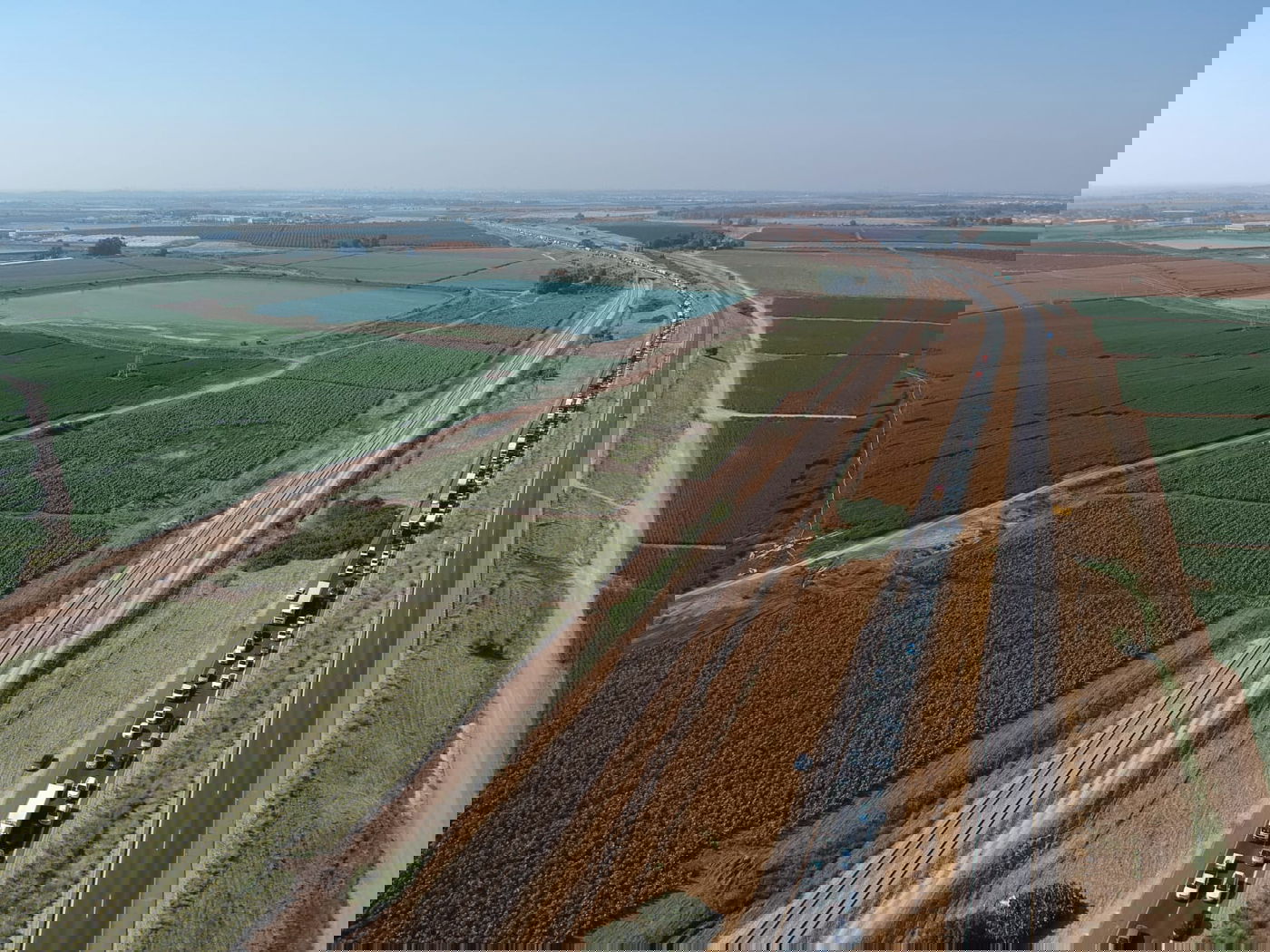 מדהים: כך נראה פקק בכביש 6 - מהאוויר