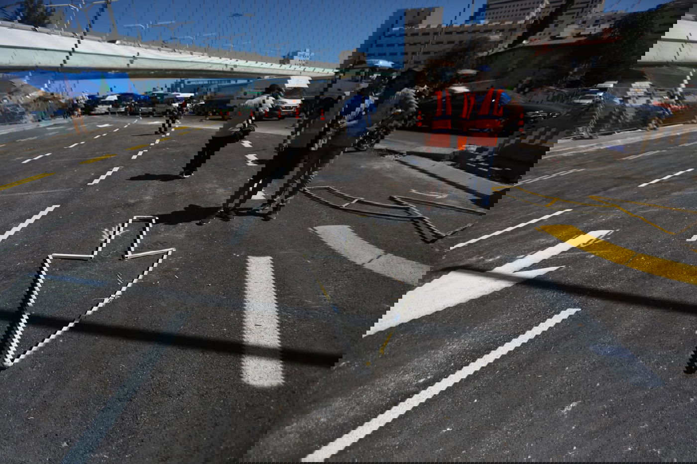 צפו בתיעוד: כך נחסמה הכניסה לירושלים