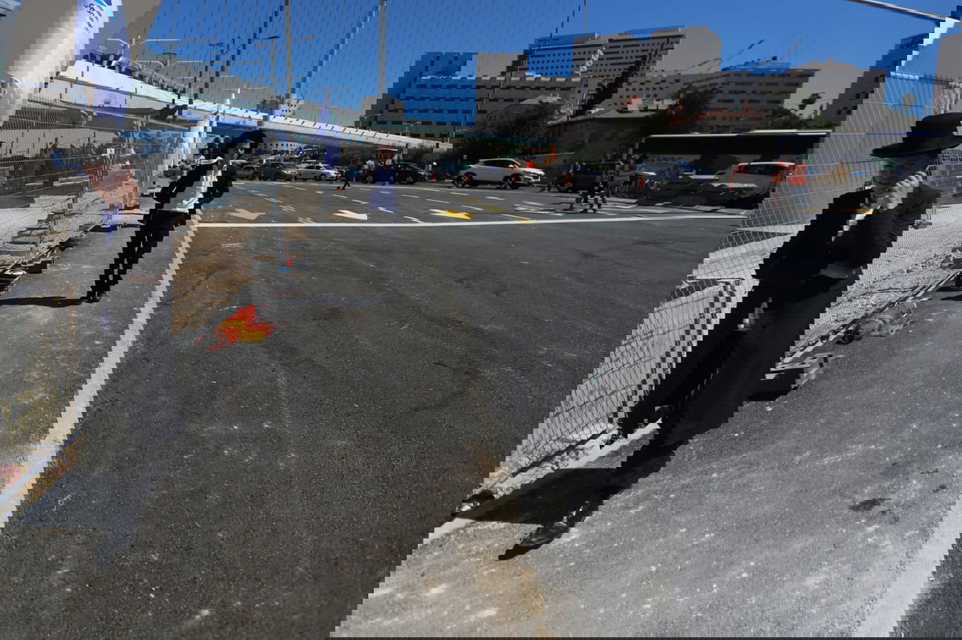 צפו בתיעוד: כך נחסמה הכניסה לירושלים