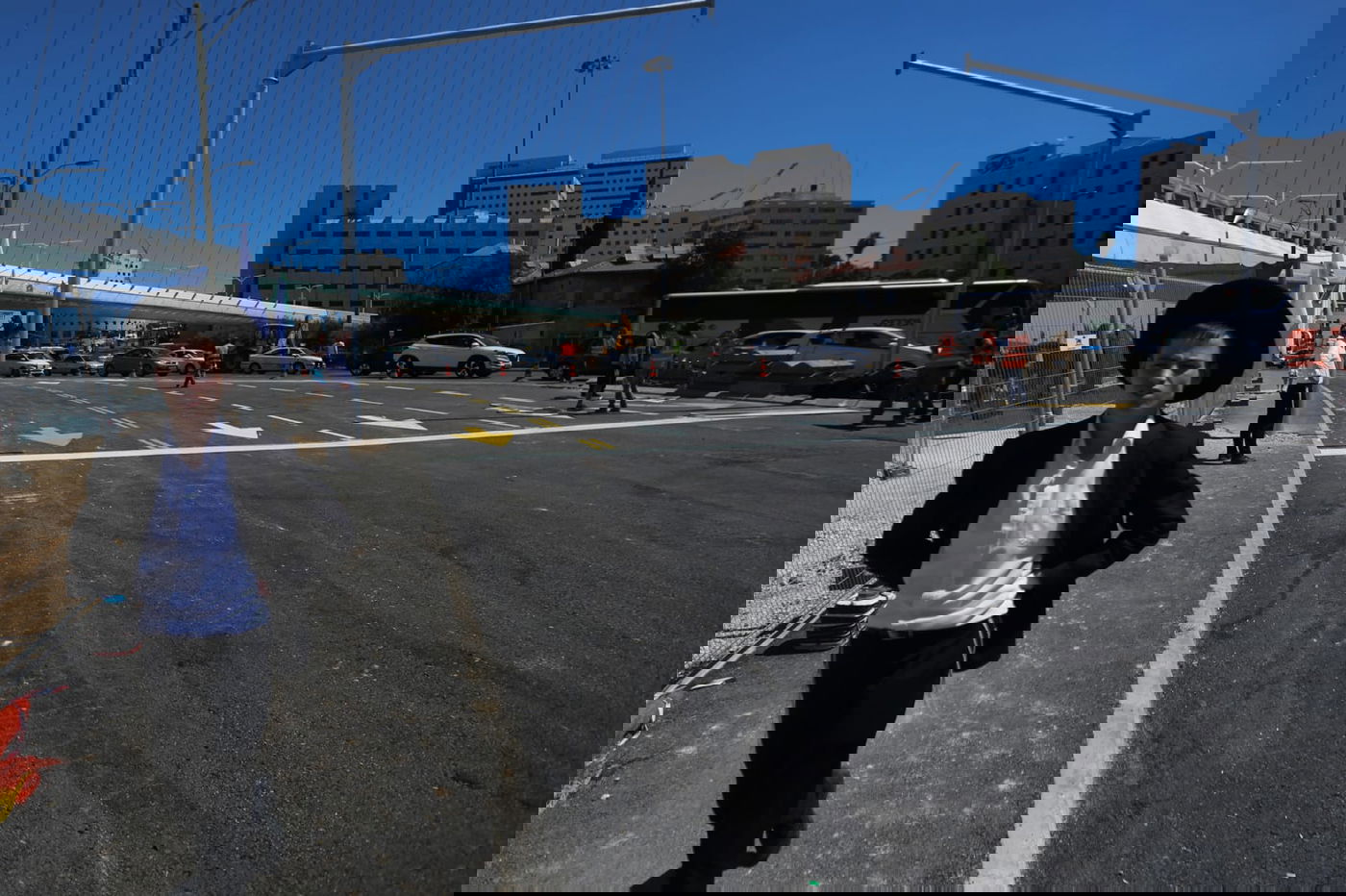 צפו בתיעוד: כך נחסמה הכניסה לירושלים