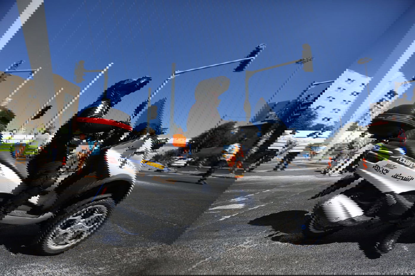 צפו בתיעוד: כך נחסמה הכניסה לירושלים