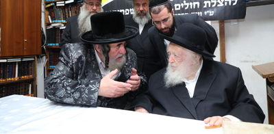 הגר"ח עם האדמו"ר מויז'ניץ, היום