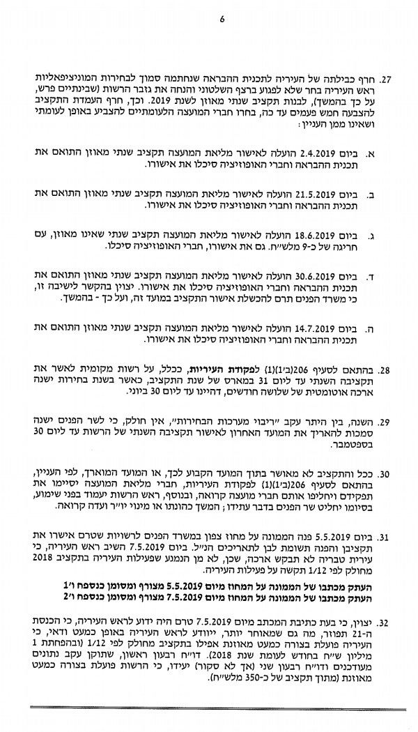 אחרי המפלה - רון קובי עותר לבג"ץ