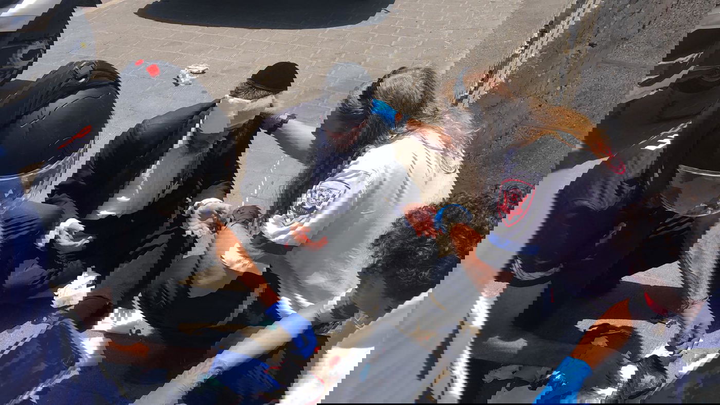 מפגין מ'הפלג' הוכה בראשו כשמחה בקול על 'גזירת הגיוס'