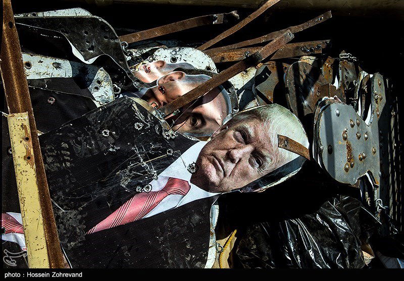 המטרות באימון האיראני: נתניהו וטראמפ