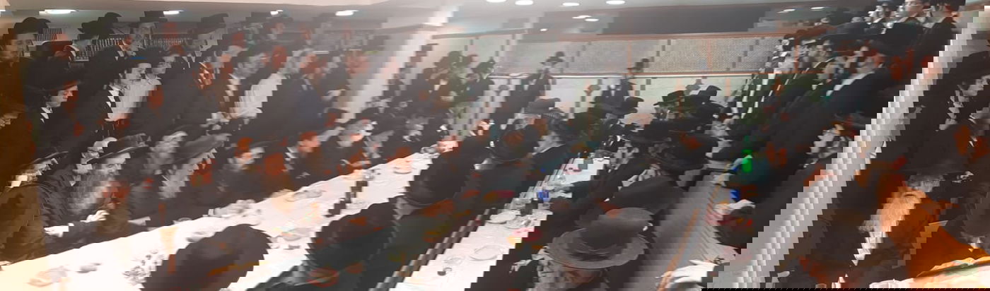 האדמו"ר ערך טיש בירושלים ועלה לציון בטבריה