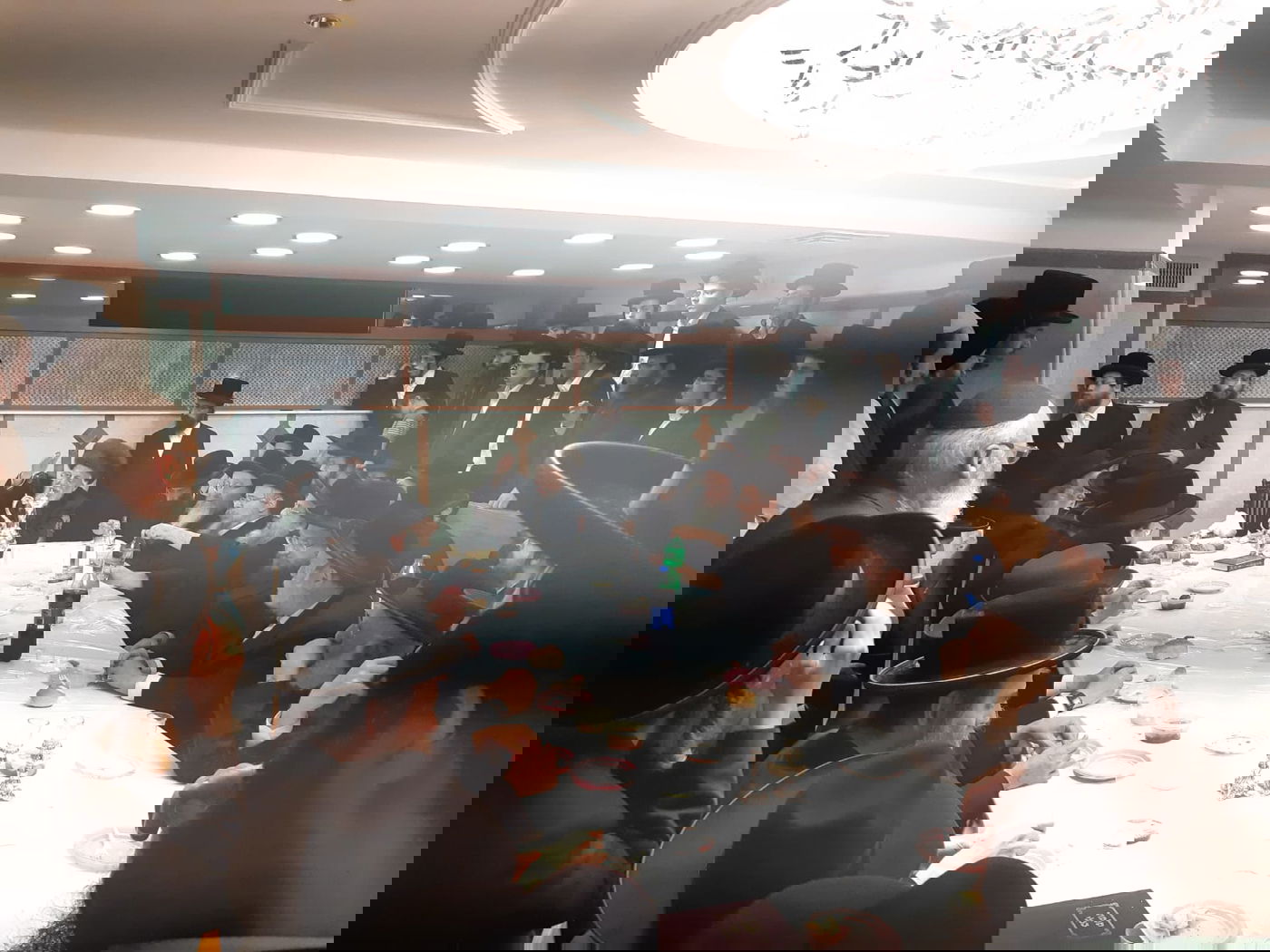 האדמו"ר ערך טיש בירושלים ועלה לציון בטבריה