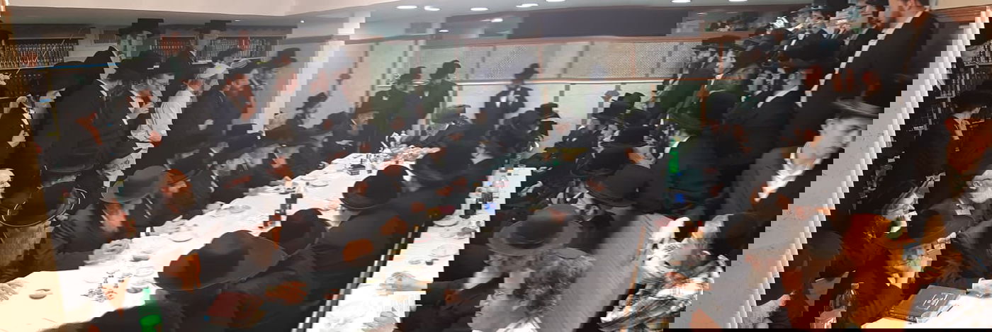 האדמו"ר ערך טיש בירושלים ועלה לציון בטבריה