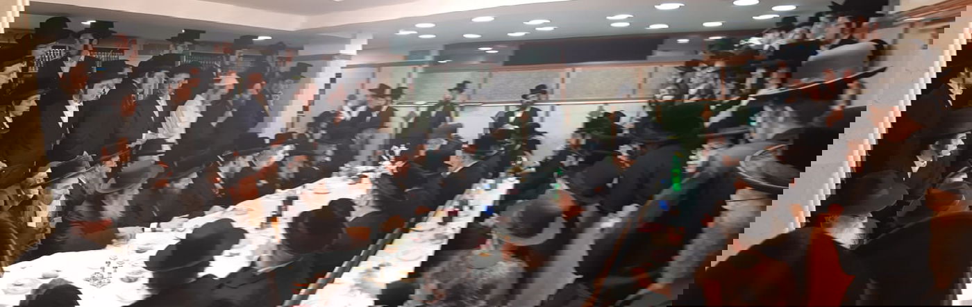 האדמו"ר ערך טיש בירושלים ועלה לציון בטבריה