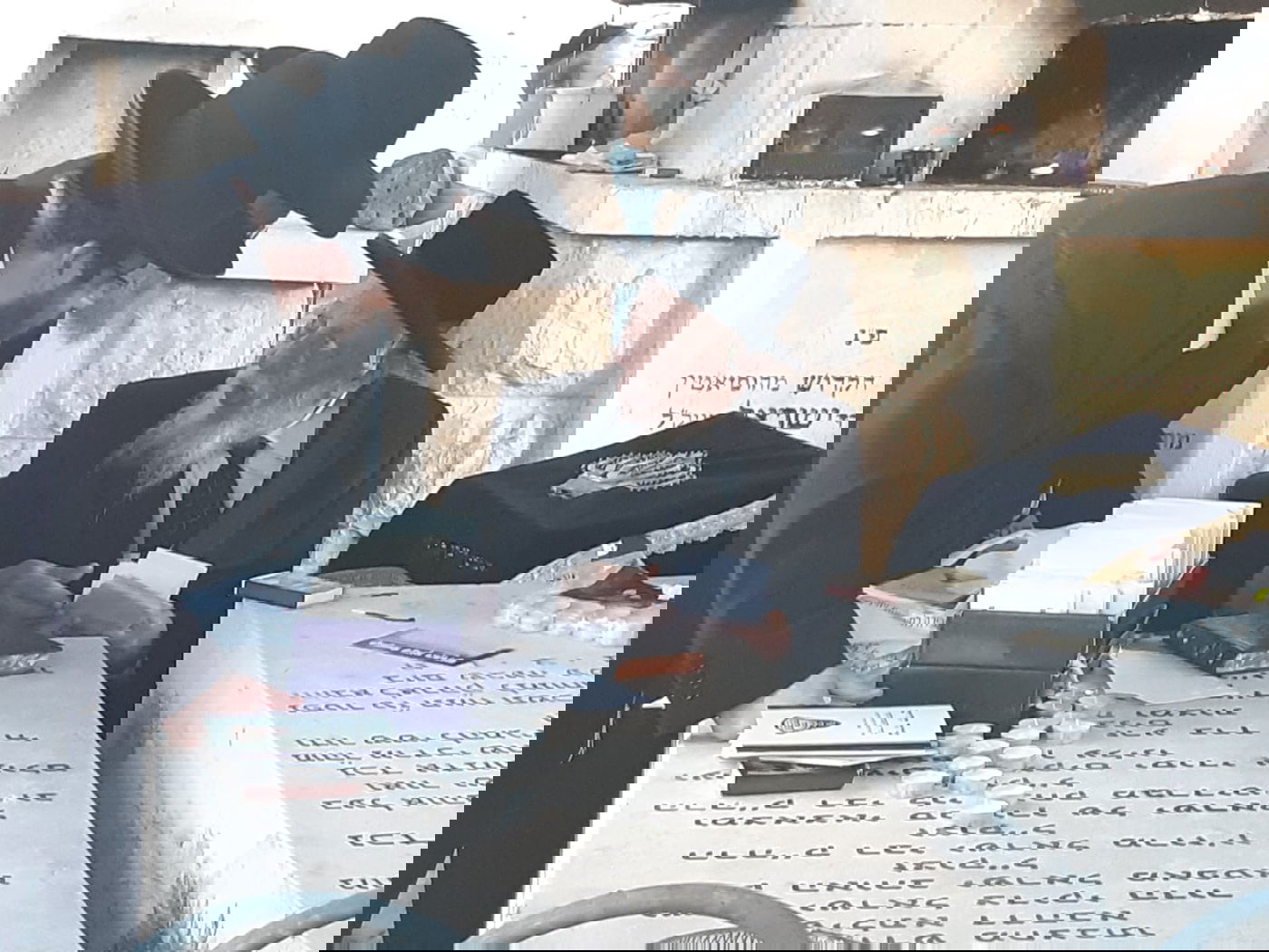 האדמו"ר ערך טיש בירושלים ועלה לציון בטבריה