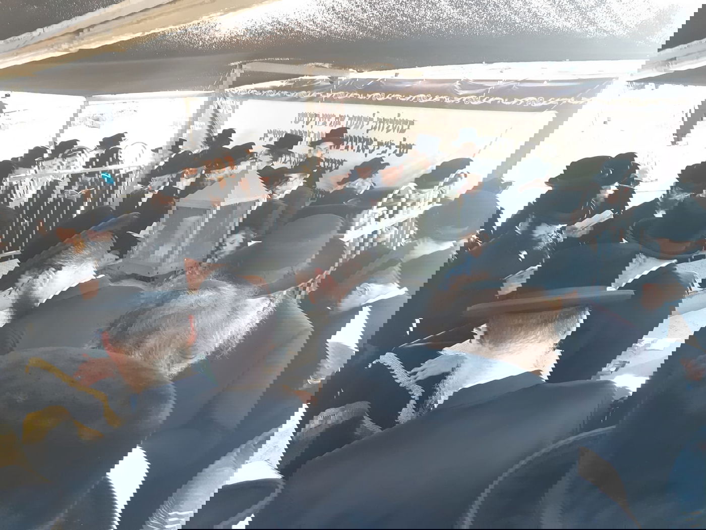 האדמו"ר ערך טיש בירושלים ועלה לציון בטבריה