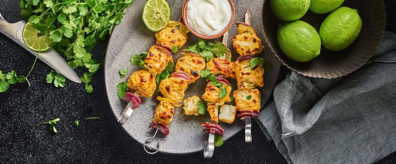 שיפודי דגים בסגנון הודי