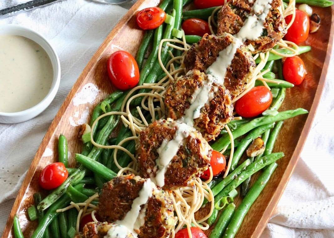 קציצות קינואה וירקות אפויות בתנור