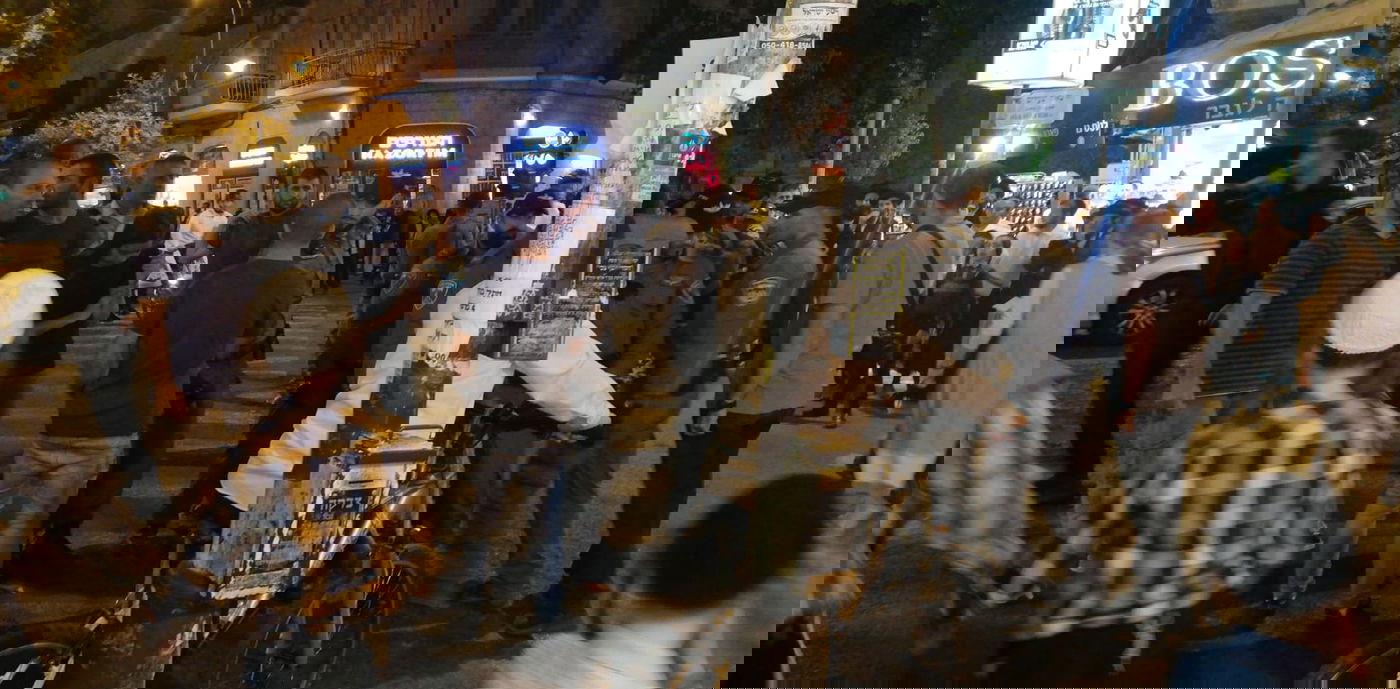 שוב הפגנה בכיכר השבת: מפגין אחד נעצר