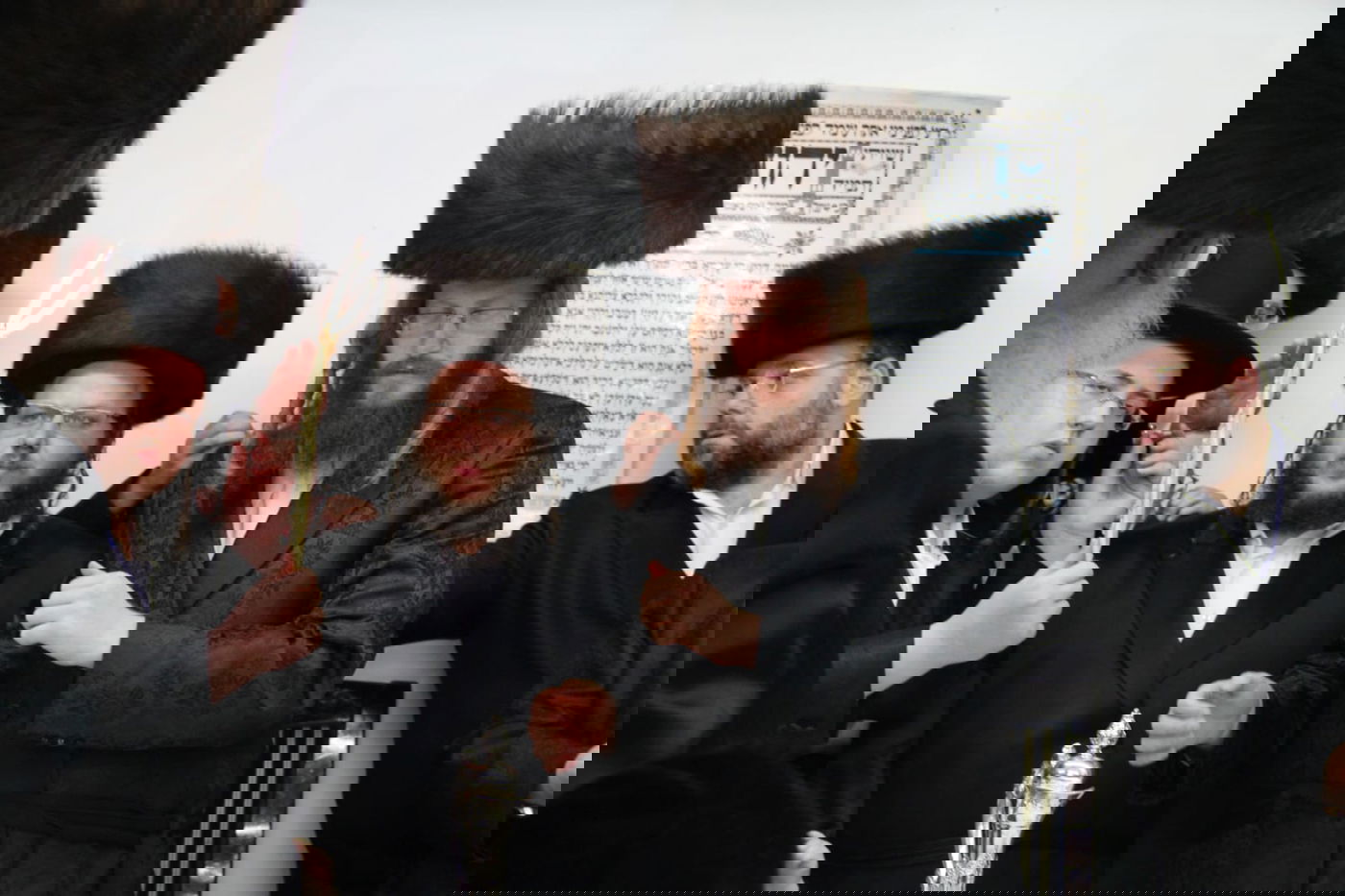 האדמו"ר מקאליב שבת בבני ברק; בית המדרש הוחשך