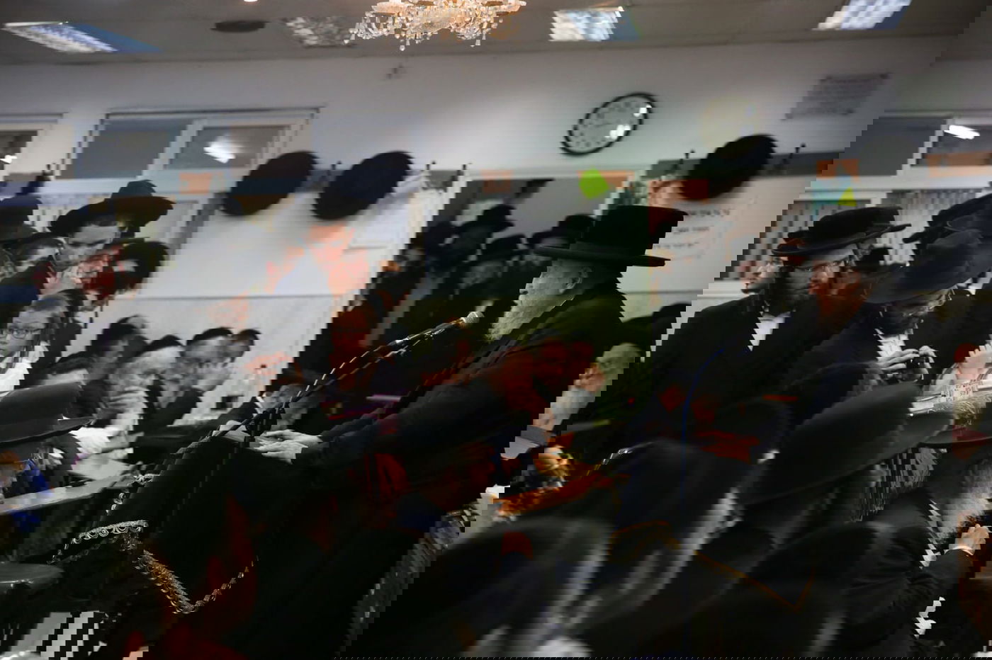 האדמו"ר והמשגיח הספידו את מרן הגרי"ש אלישיב