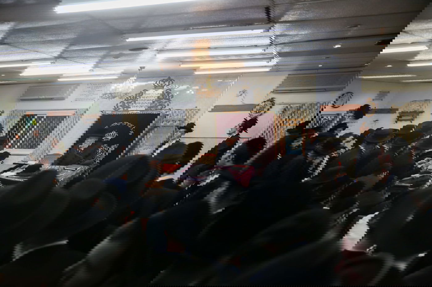 האדמו"ר והמשגיח הספידו את מרן הגרי"ש אלישיב