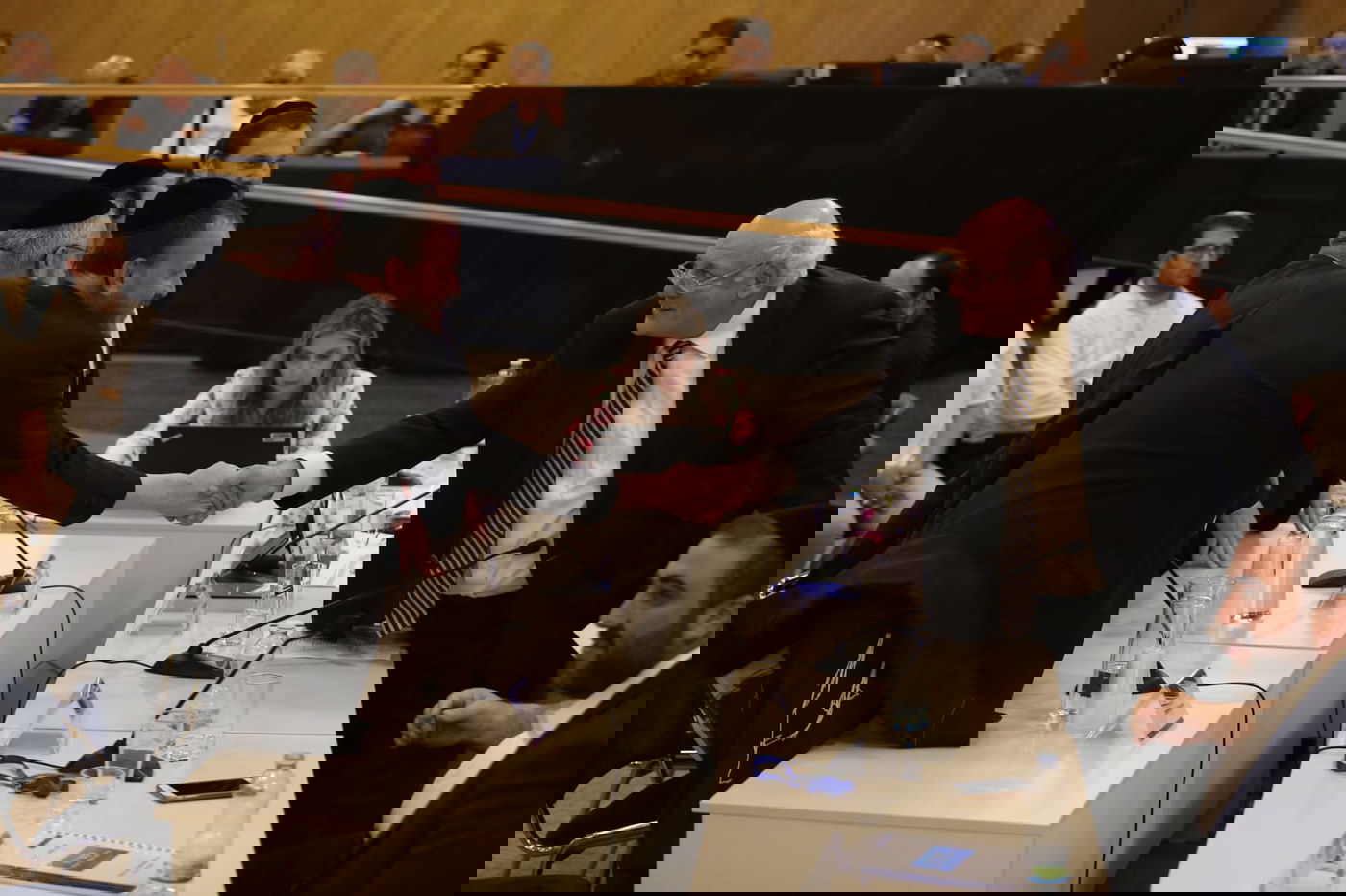 תיעוד: מראות היום הדרמטי בועדת הבחירות