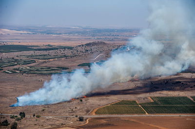 עשן באיזור קוניטרה, ארכיון