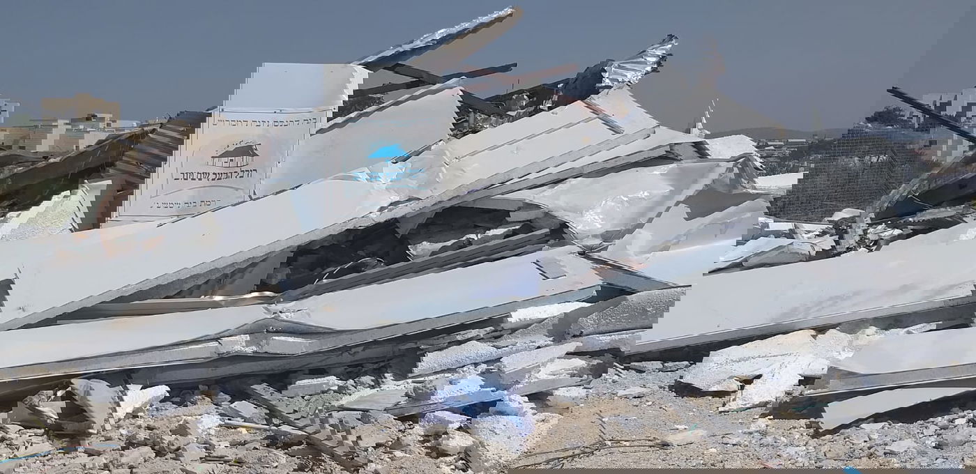 זעם בבית שמש: 'היכל הבעש"ט' נהרס כליל