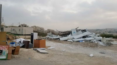 מהריסות בית הכנסת