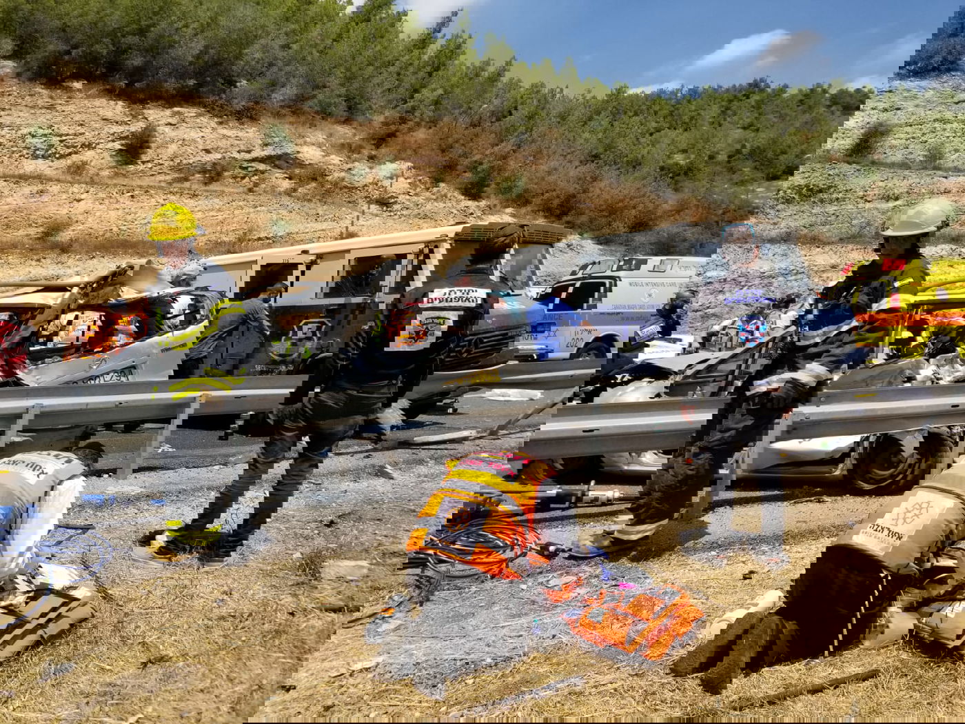 זירת התאונה