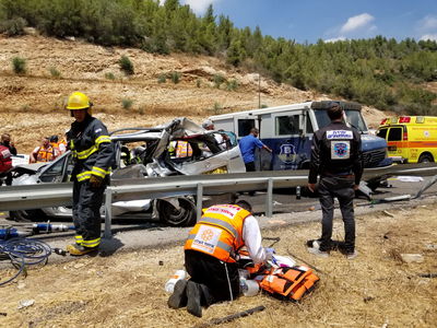 זירת התאונה