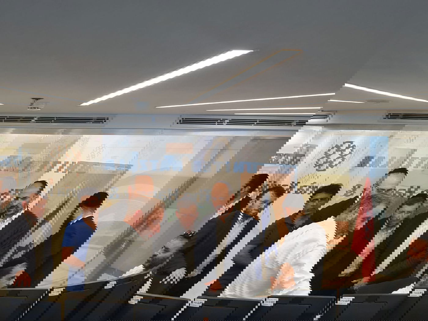 מ"מ וסגן ראש עיריית ירושלים הרב אליעזר ראוכברגר במטה ובמוקד איחוד הצלה