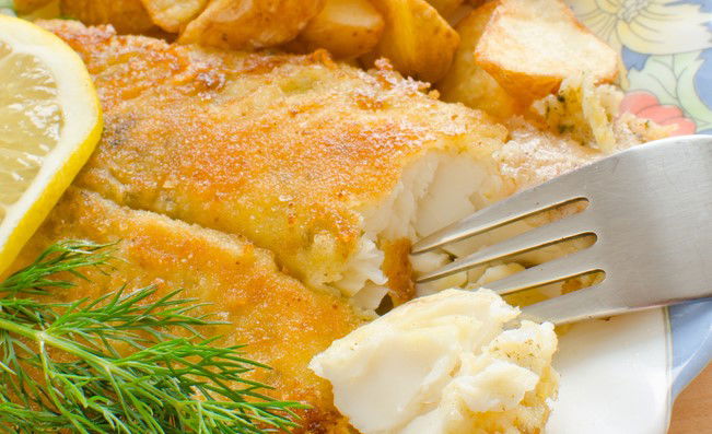 פילה מושט מטוגן בציפוי פריך