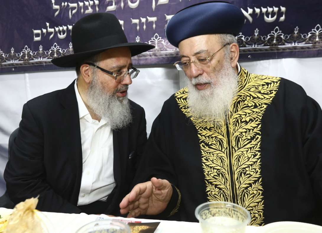 הראשון לציון ובנו ממשיך דרכו של 'צדיק המזוזות'