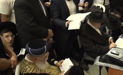 הגר"מ מאזוז והרב עמאר בתיקון חצות