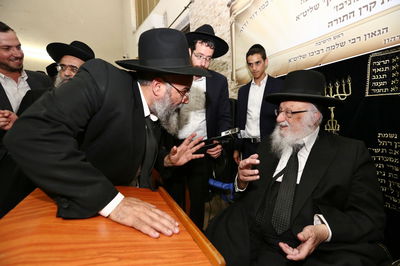 הגרב"ד פוברסקי בישיבה